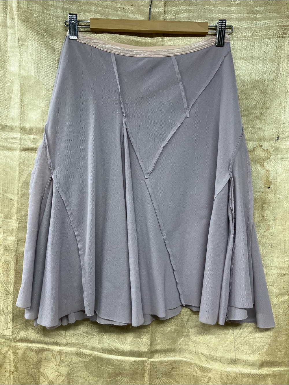 Xhilaration Dusty Lilac Patchwork Skirt